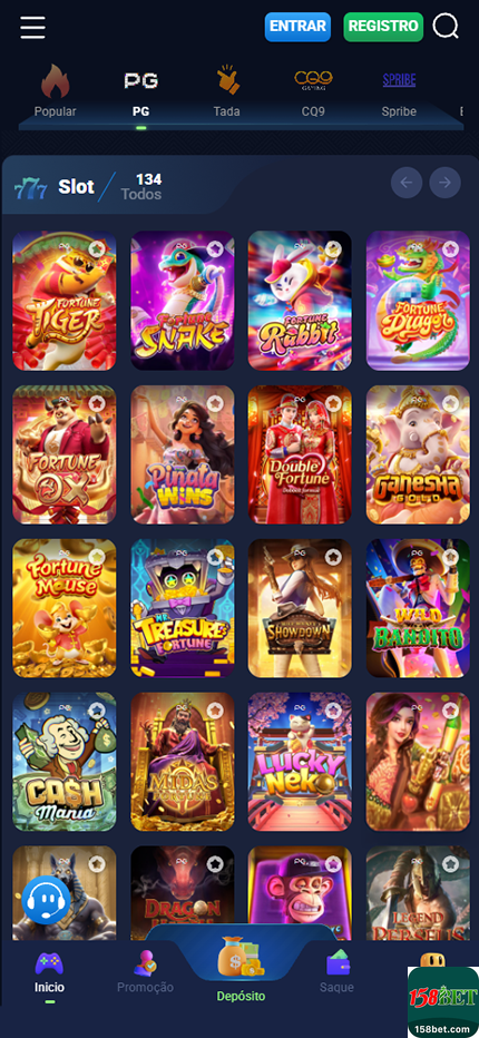 Prêmios Jogos 158bet.com